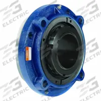 TIMKEN Flange Mount Bearing: Spherical Roller, 2 in Bore, Steel, Concentric Collar, 6 3/8 in Lg (MPN QVCW11V200ST). Key specifications — Bore Type: Cylindrical; Brand: TIMKEN; Lubricant Material: NLGI 2 Lithium Complex Grease; Mounting Bolt Size: 7/16 in; Split Housing: Not Split; System of Measurement: Inch.