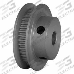 DAYTON Timing Pulley: Modified Curvilinear, Fixed, For GT Timing Belt Section, For 3 mm Belt Wd (MPN 40-2P03M6FA6). Key specifications — Brand: DAYTON; Finish: Clear Anodized; For Belt Series: Powerhouse®.