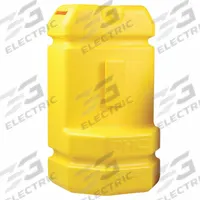 PACIFIC HANDY CUTTER, INC Blade Disposal Unit: Blade Bank, Approximately (750) Utility Blades (MPN BB00205). Key specifications — attr307480: Yellow; attr307478: Plastic; attr307477: Approximately (750) Utility Blades; attr307479: Post Mount; attr307476: Blade Bank; attr324880: PACIFIC HANDY CUTTER, INC.