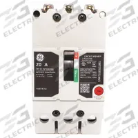 GE Molded Case Circuit Breaker: 20 A Amps, 25kA at 277/480V AC, Fixed, Lug, ABC, Std (MPN TEYD3020B). Key specifications — Series: TEY; Max. AIR Rating: 25kA at 277/480V AC; Instantaneous Trip: Fixed; Terminal Connection: Lug; Phase Connection: ABC.