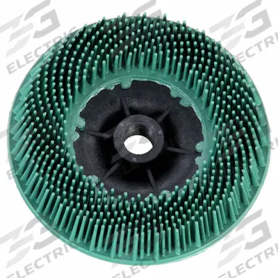 SCOTCH-BRITE Bristle Disc: 4 1/2 in Brush Dia, 5/8"-11 Arbor, Ceramic - Deburring & Cleaning Bristle Discs for All Metals