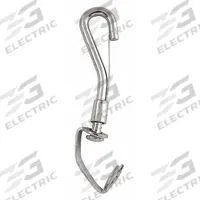 LUCKY LINE PRODUCTS Snap Hook: 2 Snaps, Solid Gate, Steel, 1/4 in Opening Size, 3 3/8 in Overall Lg (MPN 4GGH1). Key specifications — Application Restrictions: Not For Lifting; Brand: LUCKY LINE PRODUCTS; Opening Type: Solid Gate.