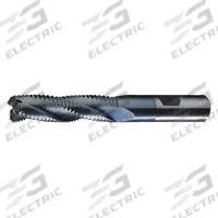 CLEVELAND Roughing End Mill: Cobalt, TiCN Coated, 6 Flute, Coarse Pitch, 2" Mill Dia, 4" LOC (MPN C31313)