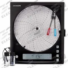 DICKSON Circular Chart Recorders: Circular Chart Recorders, Temp°C/Temp°F, -58°F to 158°F (MPN KT8-21*N400). Key specifications — attr1000928: KT8-21*N400; attr1000936: DICKSON; attr1000955: Temperature °F; attr1000958: Circular Chart Recorders; attr1000929: +/-0.9F from -58.0 to 68.0F+/-1.2F from 69F to 122F+/-2.0F over remaining range; attr1000930: Sound.