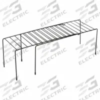 HONEY-CAN-DO Shelf Organizer: Expandable, 14 15/16 in Overall Lg, 6 in Overall Wd, Steel, Black (MPN KCH-04370). Key specifications — Color: Black; Brand: HONEY-CAN-DO; Expandable: Yes; Material: Steel.
