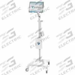 CAPSA HEALTHCARE Table Cart: Aluminum, (4) Swivel with Brake, White (MPN T2700). Key specifications — Material: Aluminum; Brand: CAPSA HEALTHCARE; Caster/Wheel Configuration: (4) Swivel with Brake; Cabinet Color: White.