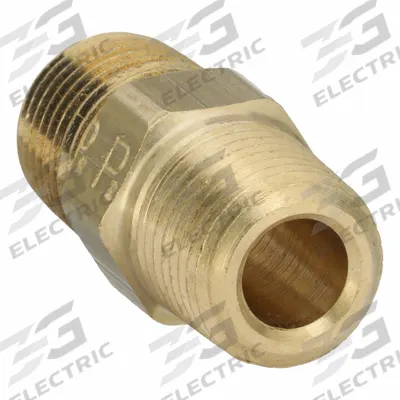 PARKER Metal Pipe Straight: Straight, 1/8 in x 1/8 in - Threaded High-Pressure Pipe Fittings