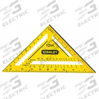 STANLEY Quick Square: 12 in Square Size, ABS Plastic, 1/8 in, 1/8 in, SAE, Plastic, Plastic, Plastic (MPN STHT46011). Key specifications — attr936134: 1/8 in; attr934763: STANLEY; attr984589: Inch; attr984960: Plastic.