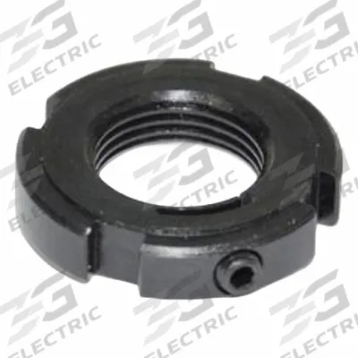JW WINCO Bearing Locknut: Set Screws, Carbon Steel, Black Oxide - Thread-Locking Bearing Locknuts