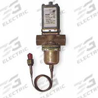 JOHNSON CONTROLS Pressure Regulating Valve: Pressure, Two-Way, 29 gpm Max., 70 psi to 260 psi (MPN V46AB-1C). Key specifications — For Refrigerant Type: R-134A; Brand: JOHNSON CONTROLS; Body Material: Brass.