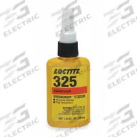 LOCTITE Acrylic Adhesive: AA 325, Activator Cured, 50 mL, Bottle, Amber, Thick Liquid (MPN 135401). Key specifications — Series: AA 325; Cured Color: Amber.