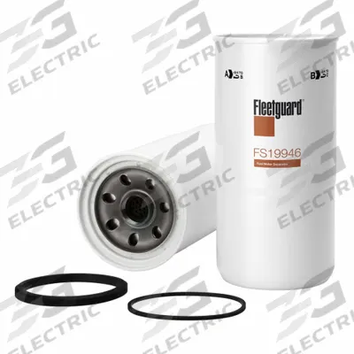 FLEETGUARD Automotive Fuel/Water Separator: Spin-On, 16 in Overall Lg, 5 1/8 in Outside Dia - Spin-On Fuel Filters