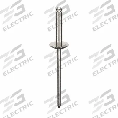 APPROVED VENDOR Blind Rivet,2 in L,0.125 in dia,PK500: Inch, 2 in Overall Lg, 41/64 in Body Lg - Large Flange Blind Rivets
