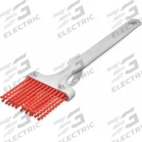 SPARTA Pastry Brush: Silicone Bristle, 2 3/4 in Bristle Wd, 9 3/4 in Overall Lg, Plastic Handle (MPN 4040505). Key specifications — Handle Color: White; Handle Material: Plastic; Brand: SPARTA.