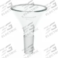 APPROVED VENDOR Powder Funnel: Borosilicate Glass, 143 mm, 50.43 mm Stem Lg, Colorless (MPN CG-1720-04). Key specifications — attr1372202: Funnel; attr1372195: Colorless; attr1372208: APPROVED VENDOR.