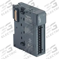 SCHNEIDER ELECTRIC Analog Output Module: (2) Analog Out (MPN TM3AQ2). Key specifications — Manufacturer Part Number: TM3AQ2; Power Required: 24V DC; Product Type: Analog Output Module; Series: Modicon; Number and Type of Outputs: (2) Analog; Mounting Style: Panel.