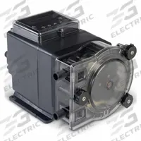 STENNER Peristaltic Chemical Metering Pump: 120V AC, 1/16 hp HP, 60 gpd Max. Flow Rate, Santoprene (MPN S407X). Key specifications — Tubing Material: Santoprene; Brand: STENNER; Reproducibility: ±2.0%.