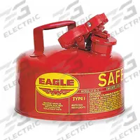 EAGLE Type I Safety Can: For Use With Flammables, 1 gal Capacity, Powder Coated Steel, Red (MPN UI10S). Key specifications — Brand: EAGLE.
