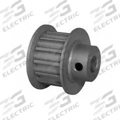DAYTON Timing Pulley: Curvilinear, Fixed, For HTD Timing Belt Section, For 9 mm Belt Wd, 13 Teeth (MPN 13-5M09M6FA6). Key specifications — Brand: DAYTON; Finish: Clear Anodized; For Belt Series: Powerhouse®.