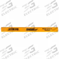 JOHNSON Carpenter's Pencil: Medium, Yellow Body Color (MPN CPB-12). Key specifications — attr1270078: Gray; attr1270103: JOHNSON; attr1270104: Cedar Basswood; attr1270106: Flat.