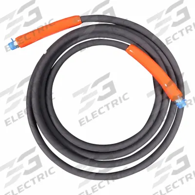 POWER TEAM Hydraulic Hose: 3/8 in ID, NPTF x NPTF, 15 ft Lg, 3/8 in x 3/8 in Fitting Size - Power Team Braid-Reinforced Hose Assemblies