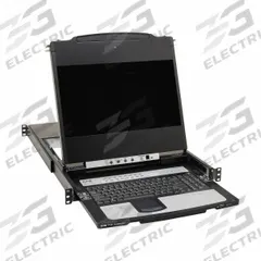 EATON TRIPP LITE Server Management Console: KVM Included, Single User Users Supported, 16 CPUs - Max (MPN B030-DP16-17DIP). Key specifications — Includes: Touchpad; Brand: EATON TRIPP LITE; Connection Technology: Cat5e/6; Port Selection and Control Style: GUI; Product Type: KVM Switch Console; Supply Voltage: 100-240 V; Supported Video Resolution - Maximum: 1920x1080.