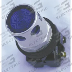 EATON Extended Push Button: Blue, 30 mm Mounting Size, Non-Metallic, Momentary (MPN HT8GDBF7). Key specifications — Brand: EATON; Action: Momentary; Series: HT800; Push Button Material Type: Non-Metallic.