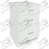 Base Cabinet: 32 5/8 in Overall Ht, 22 in Overall Dp, 18 in Overall Wd, Steel, 3 Drawers, 0 Shelves (MPN GRJTP925-18P-2). Key specifications — Product Type: Base Cabinet; Brand: INSTOCK; Material: Steel; Cabinet Type: Base Cabinets.