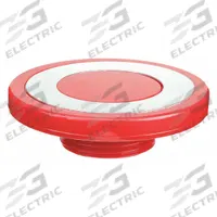 EATON Mushroom Head: 30 mm Panel Size, Non-Illuminated, Metallic, Red (MPN 10250TB62). Key specifications — Manufacturer Part Number: 10250TB62; Compatible Operator Illumination: Non-Illuminated; Compatible with Series: 10250T; Head Attachment Type: Screw-On; Head Material: Zinc; Brand: EATON.