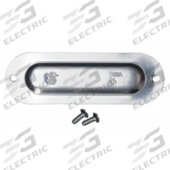 Covers for Conduit Access Fitting: Steel, Galvanized, 1 in Trade Size (MPN SSC100). Key specifications — Finish: Galvanized; Includes: Screws; For Use With: Conduit Bodies; Brand: RACO.