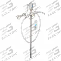 FINISH THOMPSON Electric Drum Pump: Pump with Hose & Nozzle, 1/3 hp HP, 115 V AC, 17 gpm, 316 SS (MPN EFS-40 & S1 Kit). Key specifications — Brand: FINISH THOMPSON; Suction Tube Material: 316 SS.