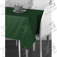 R & R TEXTILE Tablecloth: Rectangle, Green, 96 in Overall Lg, 52 in Overall Wd, Polyester (MPN AT-Signature-52x96-3180-Forest Green). Key specifications — Material: Polyester; Brand: R & R TEXTILE.