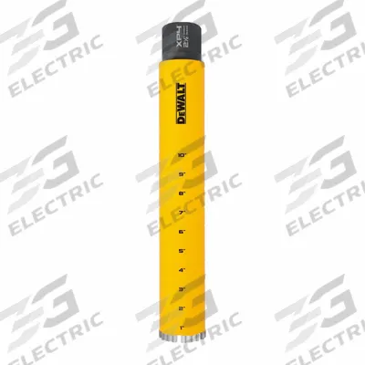DEWALT Core Bit: 2 1/2 in Core Dia, 14 in Max Drilling Dp - Diamond-Tipped Core Bits for Wet Coring