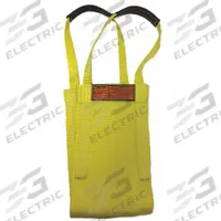 STREN-FLEX Web Sling: Type 9, Nylon, 1 Plies, 4 ft Sling Lg, 12 in Eye Lg, 1 Legs, 12 in Sling Wd (MPN LB1-912-4). Key specifications — Color: Yellow; Brand: STREN-FLEX; Sling Type: Type 9; Tag Type: Wear-Resistant Tag.