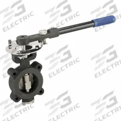 MILWAUKEE VALVE Butterfly Valve: For Steam Media, 3 in Pipe Size, Lug, 285 psi Max. Pressure (CWP) (MPN HP1LCS4212 3"). Key specifications — Brand: MILWAUKEE VALVE; Liner Material: RPFTE; Handle Type: Lever.
