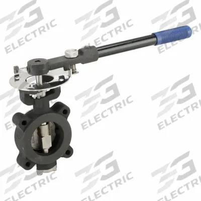 MILWAUKEE VALVE Butterfly Valve: For Steam Media, 3 in Pipe Size, Lug - Carbon Steel High-Performance Butterfly Valves
