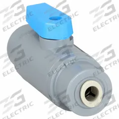 APPROVED VENDOR Manual Two-Way Ball Valve: 1/4 in, PVC, Straight, Push x Push, Full Port Ball Port (MPN 6381790). Key specifications — attr1008170: APPROVED VENDOR.
