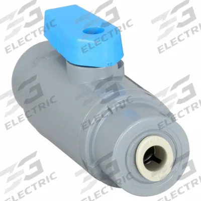 APPROVED VENDOR Manual Two-Way Ball Valve: 1/4 in, PVC, Straight, Push x Push - PVC Ball Valves