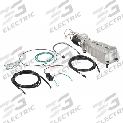 LCN Motor Gear Box: Aluminum (MPN 9550-3454 LH) - Replacement Parts for Door Operators
