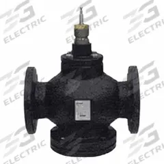 Hydronic Globe Valve: 3-Way, 160 CV Flow, 4 in Flanged, Cast Iron Body, Stainless Steel Stem, Tee (MPN 599-06162). Key specifications — Manufacturer Part Number: 599-06162; Brand: SIEMENS.