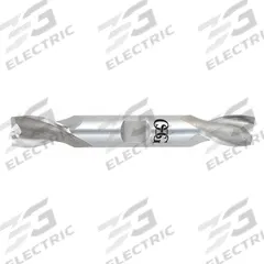 OSG Square End Mill: Cobalt, Double End, 2 Flute, 17 mm Mill Dia, 33.33 mm LOC, 127 mm OAL (MPN 5822200)