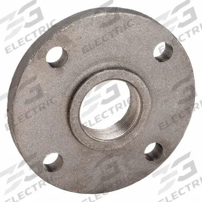 ANVIL Metal Pipe Flange: 1 1/4 in, Female NPT Threaded, Cast Iron, Flat Flange - Threaded Steel & Iron Pipe Flanges