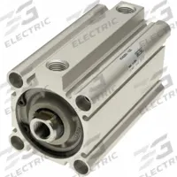 SMC Compact Cylinder: 50 mm Bore Dia, 75 mm Stroke Lg, Through Hole Mounting, Aluminum, 1/4 in NPT (MPN NCDQ2B50-75DCZ). Key specifications — attr946022: Through Hole; attr946024: Single Rod; attr946038: NCQ2; attr1123057: Rotating Rod; attr945997: SMC.