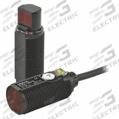 OMRON Photoelectric Sensor: M18 Threaded, Non-Terminated Cable, 10-30V DC, PNP, 2 m (MPN E3FA-RP122M). Key specifications — attr211355: OMRON; attr1075361: 10-30V DC; attr1114840: M18 Threaded.