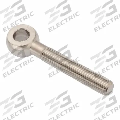 AMPG Fixed Rod End: Stainless Steel, Plain, 80 mm Hole Center-to-End Lg, Right Hand - Stainless Steel Male Threaded Fixed Rod Ends