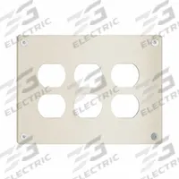 LEGRAND Wall Plate: Duplex Outlet, 3 Gang, Ivory, Jumbo Size (MPN WSP03D2IVYPS). Key specifications — Brand: LEGRAND; Material: Steel; Includes: Allen Head Screws.
