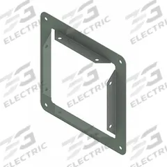 HOFFMAN Wireway Panel Adapter: 12 in Wd, 12 in Ht, 14 ga Gauge, 1, Without Knockouts, Steel, Painted (MPN F1212GPA). Key specifications — Brand: HOFFMAN; Finish: Painted; With/Without Knockouts - Broad: No.