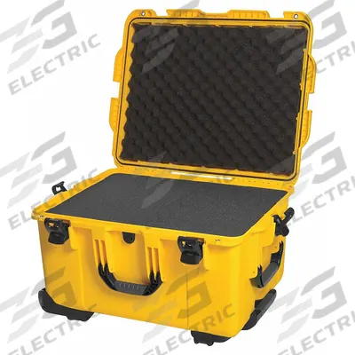 NANUK CASES Protective Case: 17 in x 22 in x 12 7/8 in Inside, Pick and Pluck, Yellow - Standard Protective Transport Cases