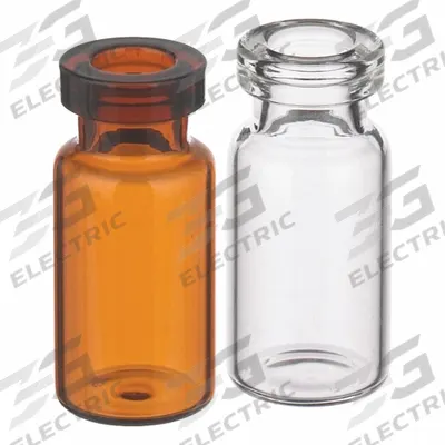 WHEATON Glass Vials & Ampules: 10 mL, 23.75 mm Body Dia, Round, Colorless - Glass Serum Vials
