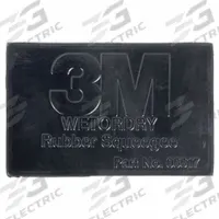 3M Rubber Squeegee: Squeegee, 2 3/4 in Lg, 4 1/4 in Wd, Black, Rubber, 50 Pieces, 50 PK (MPN 05517). Key specifications — attr428518: Squeegee; attr428521: Black; attr434073: 3M; attr428516: Rubber.